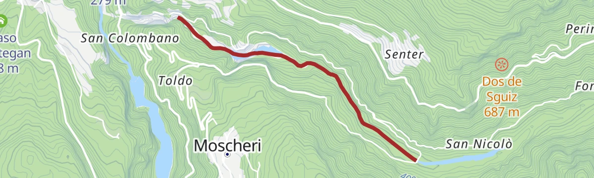Route map: Torrente Leno NKE